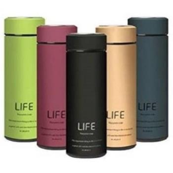فلاسک استیل 350 میل لایف Life سفید-آبی